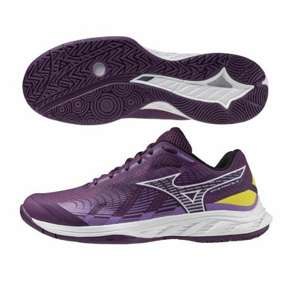 ミズノ MIZUNO バドミントンシューズ ウエーブクローEL2 WIDE [ユニ
